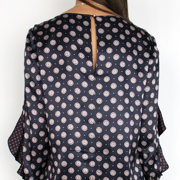 Silk Ruffle Dress - Picture 3 of 4